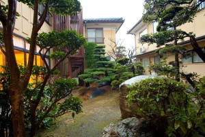 27.04.16. 渡り廊下より観る庭園